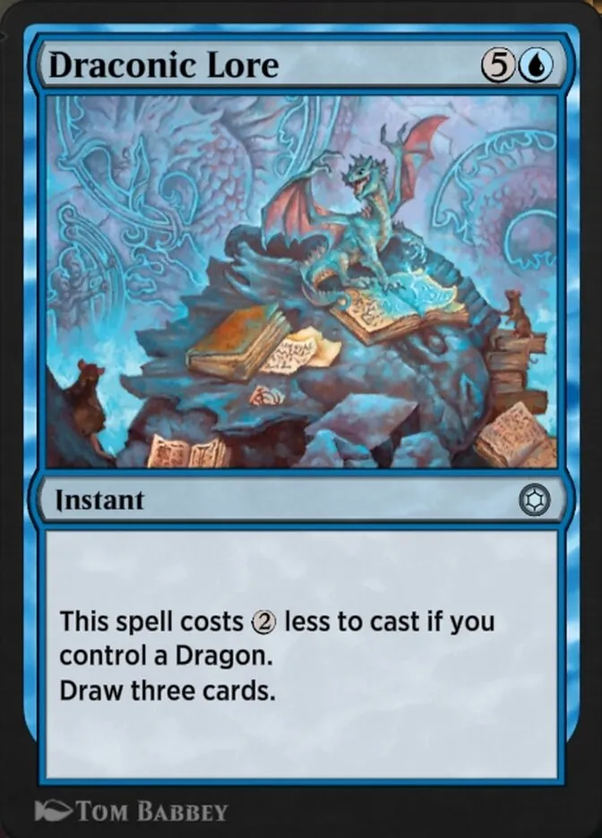 Draconic Lore Front Face
