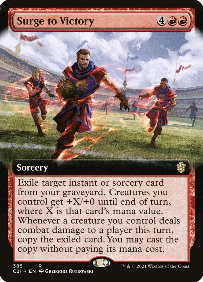 Surge to Victory Front Face