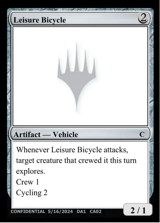 Leisure Bicycle Front Face