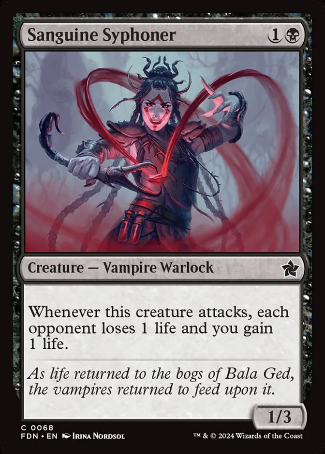 Sanguine Syphoner Front Face
