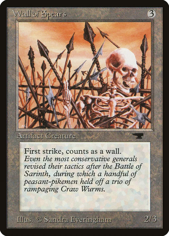 Wall of Spears Front Face