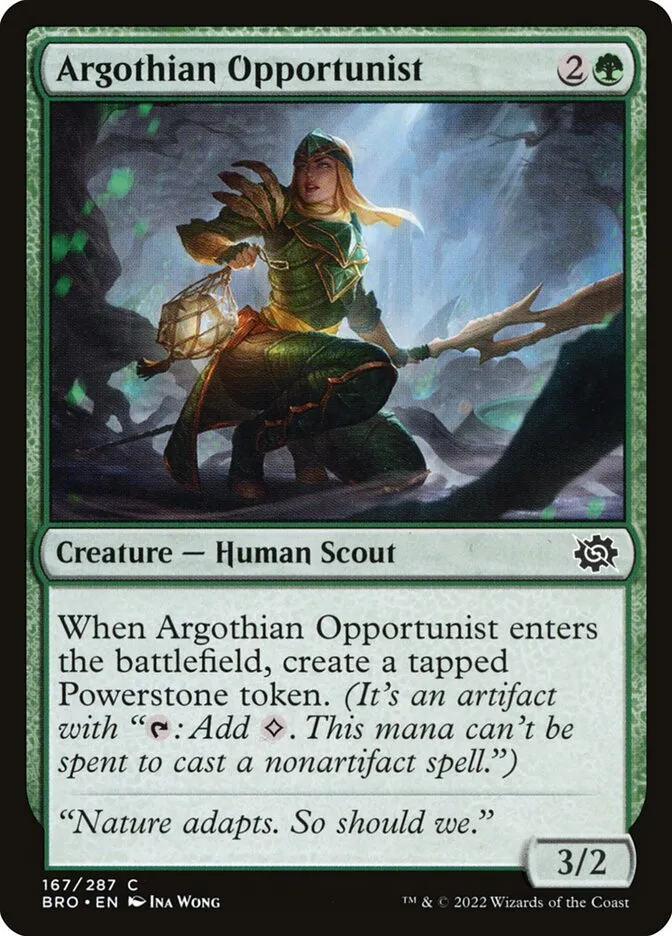 Argothian Opportunist Front Face