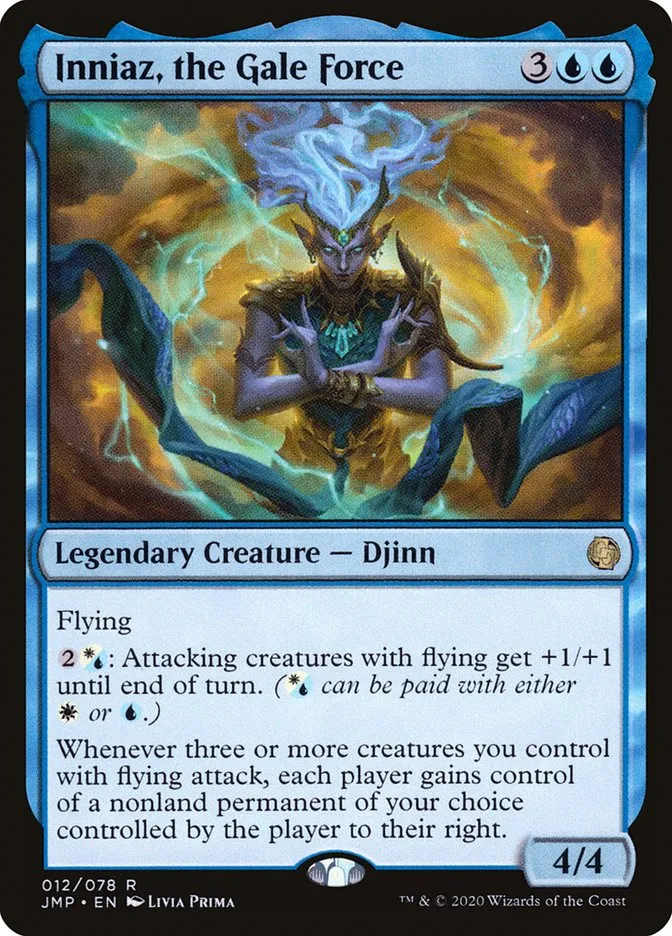 Inniaz, the Gale Force Front Face