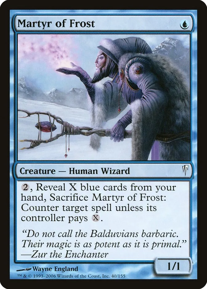 Martyr of Frost Front Face