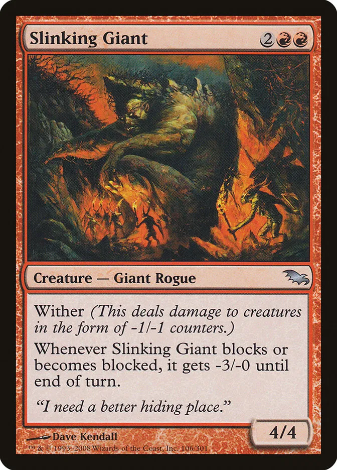 Slinking Giant Front Face