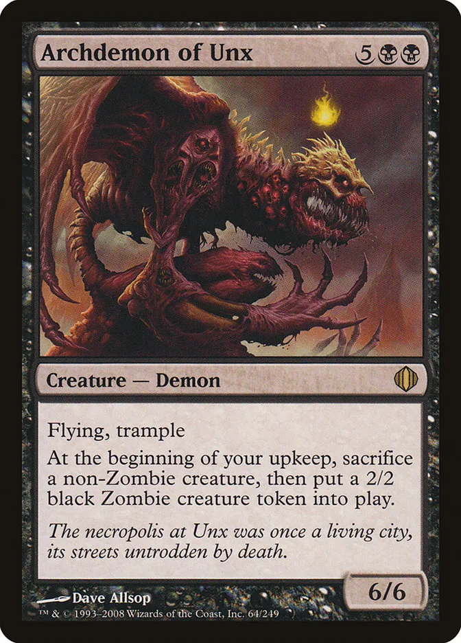 Archdemon of Unx Front Face