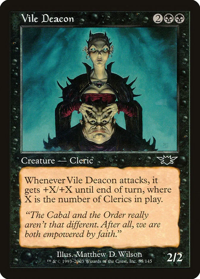 Vile Deacon Front Face