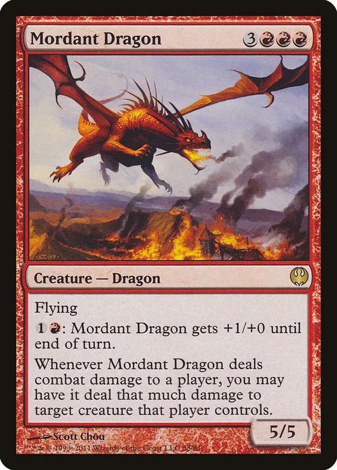 Mordant Dragon Front Face