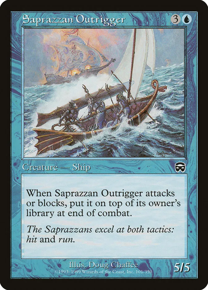 Saprazzan Outrigger Front Face
