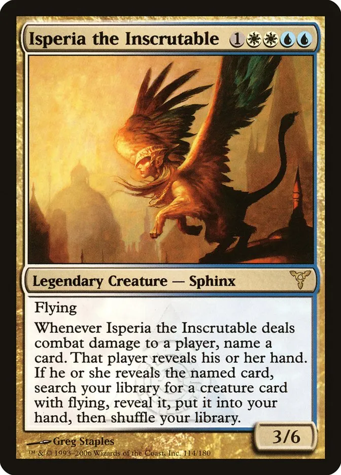 Isperia the Inscrutable Front Face