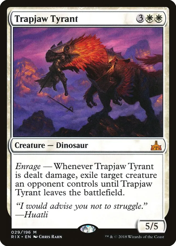 Trapjaw Tyrant Front Face