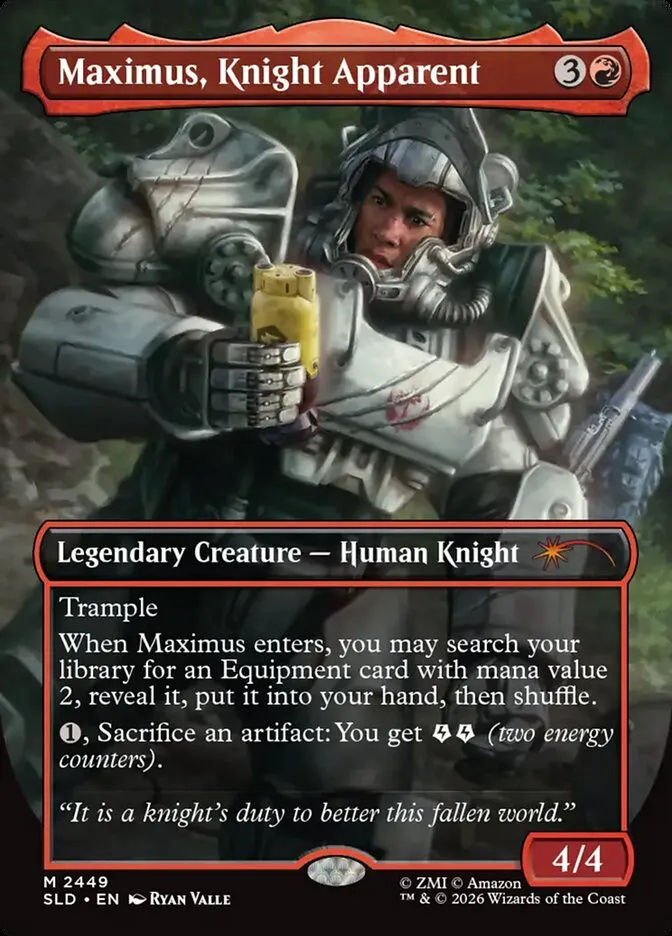 Maximus, Knight Apparent Front Face