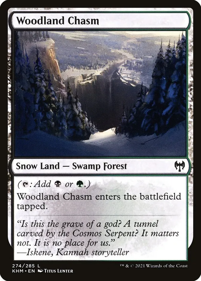 Woodland Chasm Front Face