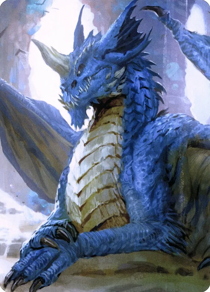 Young Blue Dragon // Young Blue Dragon Front Face
