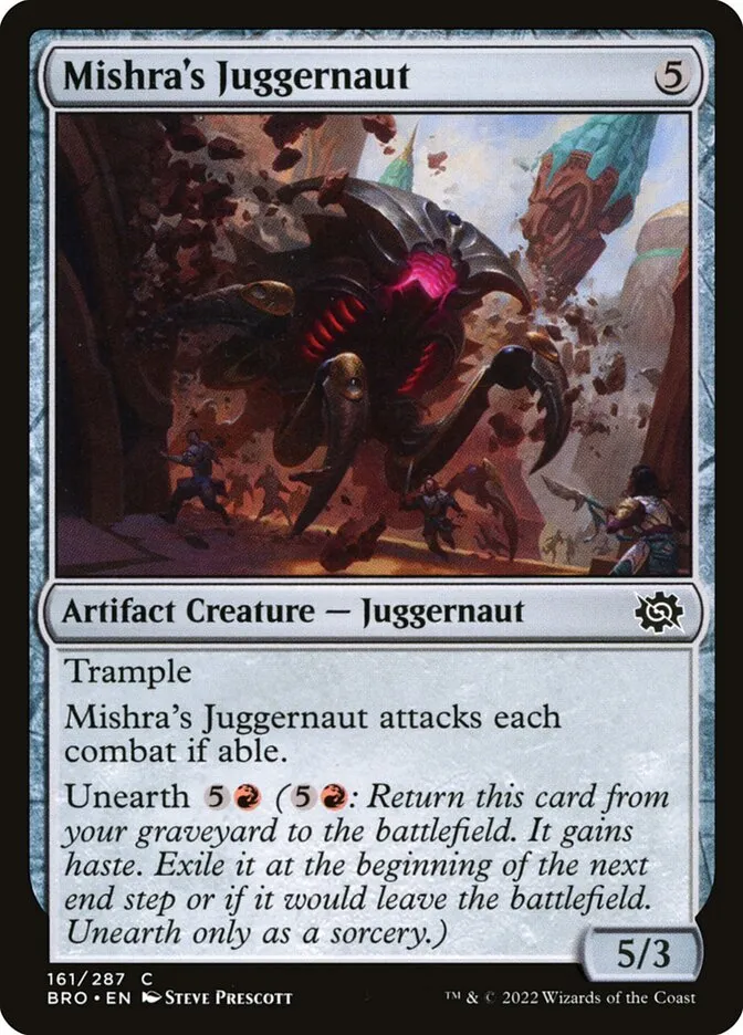Mishra's Juggernaut Front Face