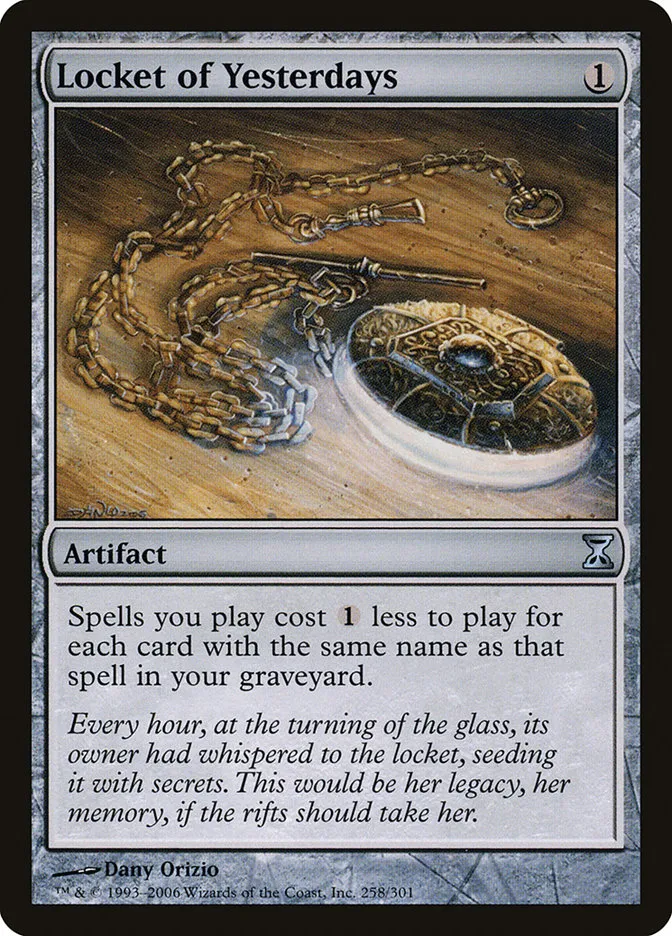 Locket of Yesterdays Front Face