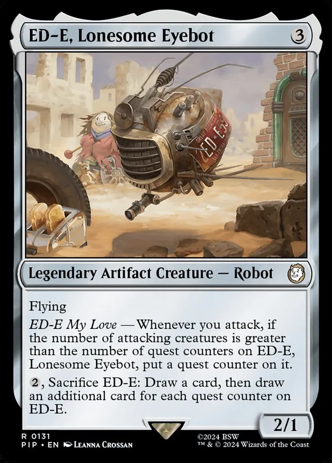 ED-E, Lonesome Eyebot Front Face