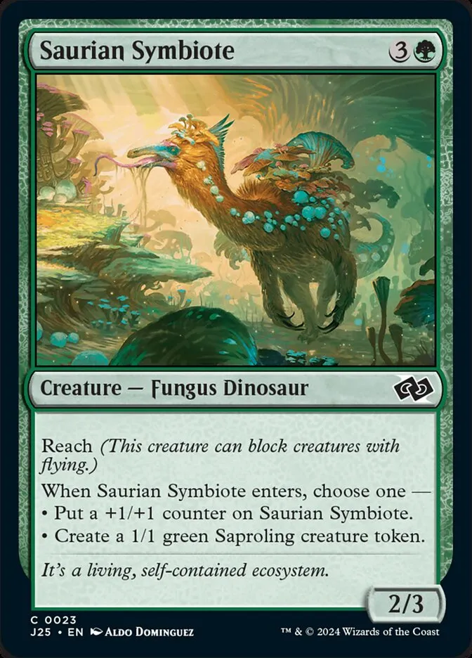 Saurian Symbiote Front Face