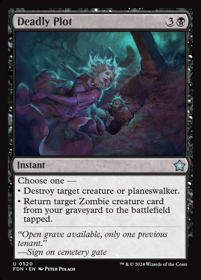 Deadly Plot Front Face
