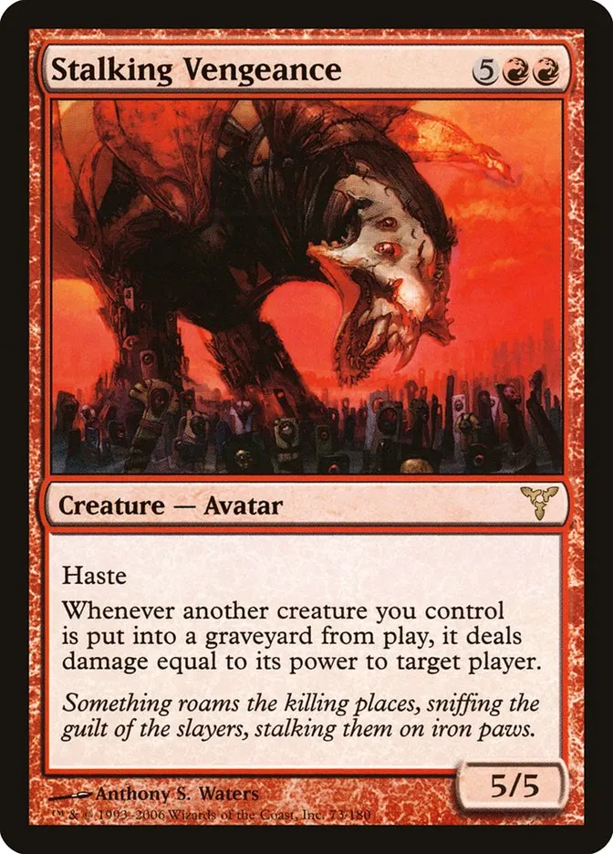 Stalking Vengeance Front Face