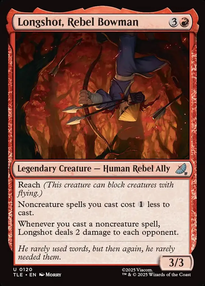 Longshot, Rebel Bowman Front Face