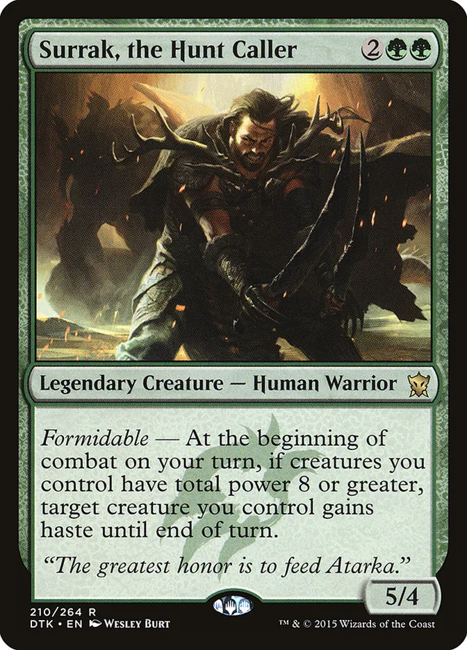 Surrak, the Hunt Caller Front Face