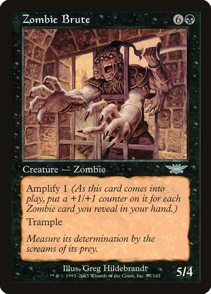 Zombie Brute Front Face