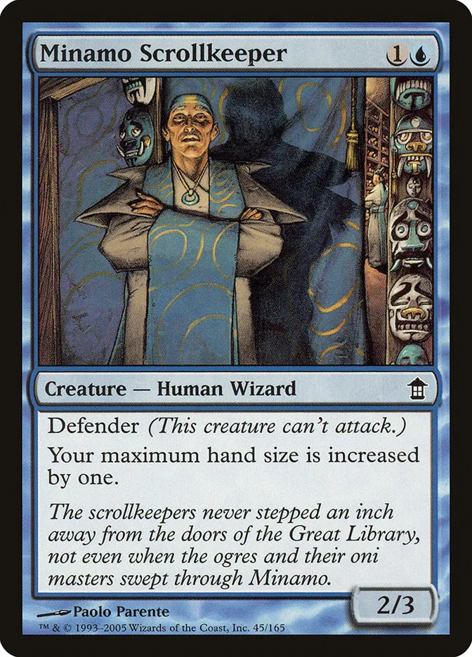 Minamo Scrollkeeper Front Face