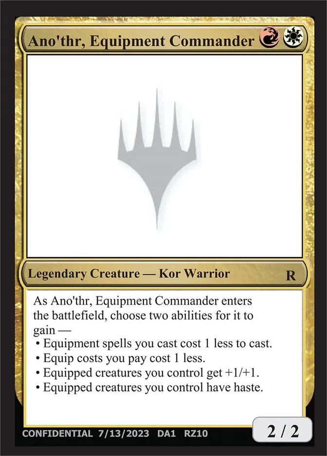 Ano'thr, Equipment Commander Front Face