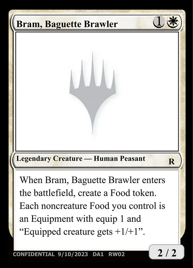 Bram, Baguette Brawler Front Face