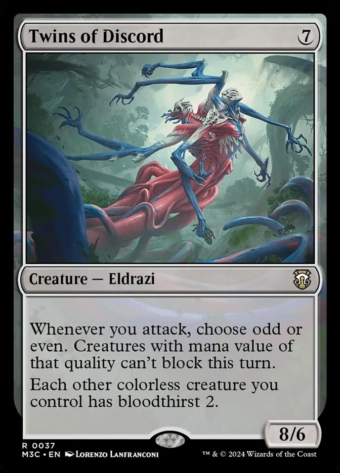 Twins of Discord Front Face