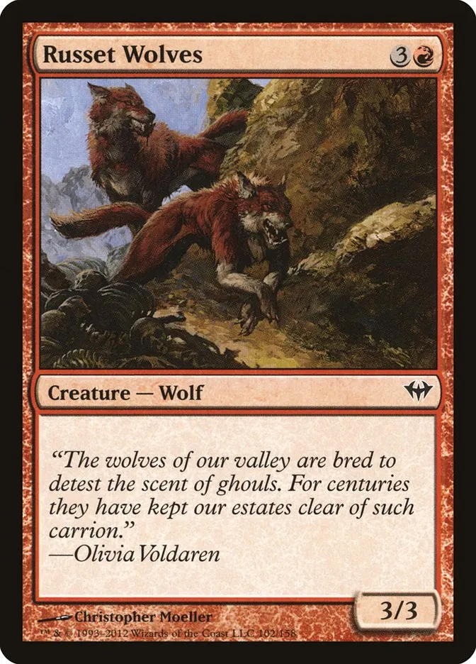 Russet Wolves Front Face