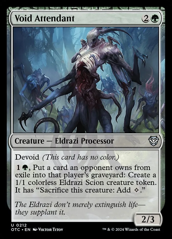 Void Attendant Front Face