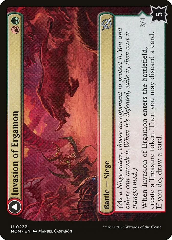 Invasion of Ergamon // Truga Cliffcharger Front Face
