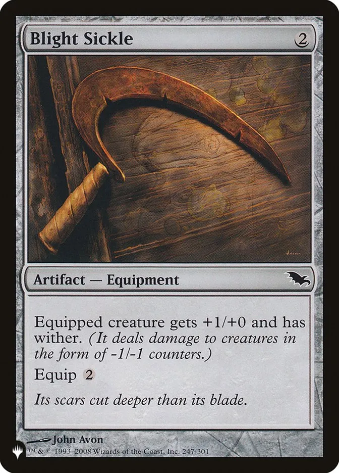 Blight Sickle Front Face