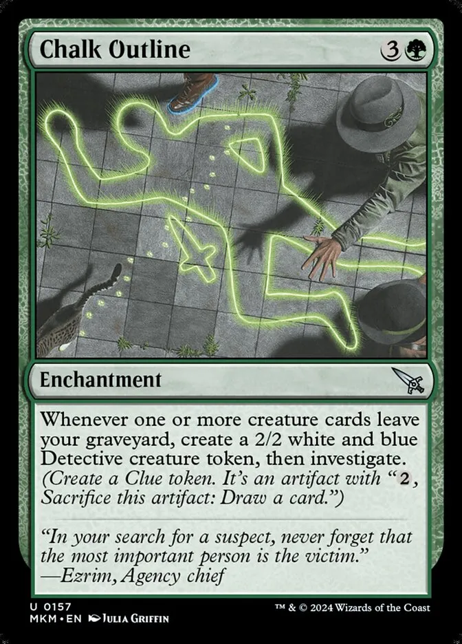 Chalk Outline Front Face