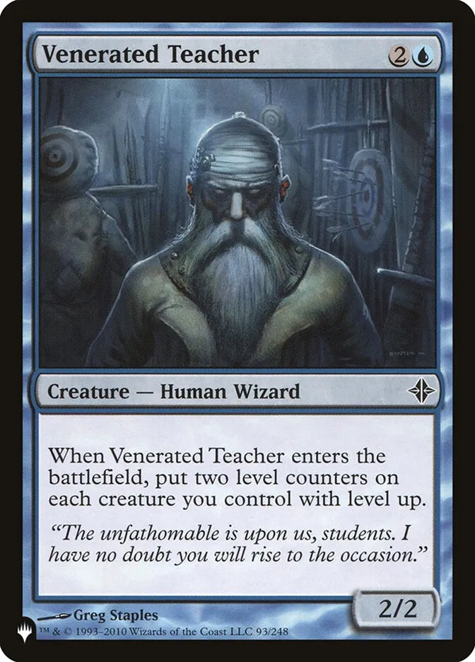 Venerated Teacher Front Face