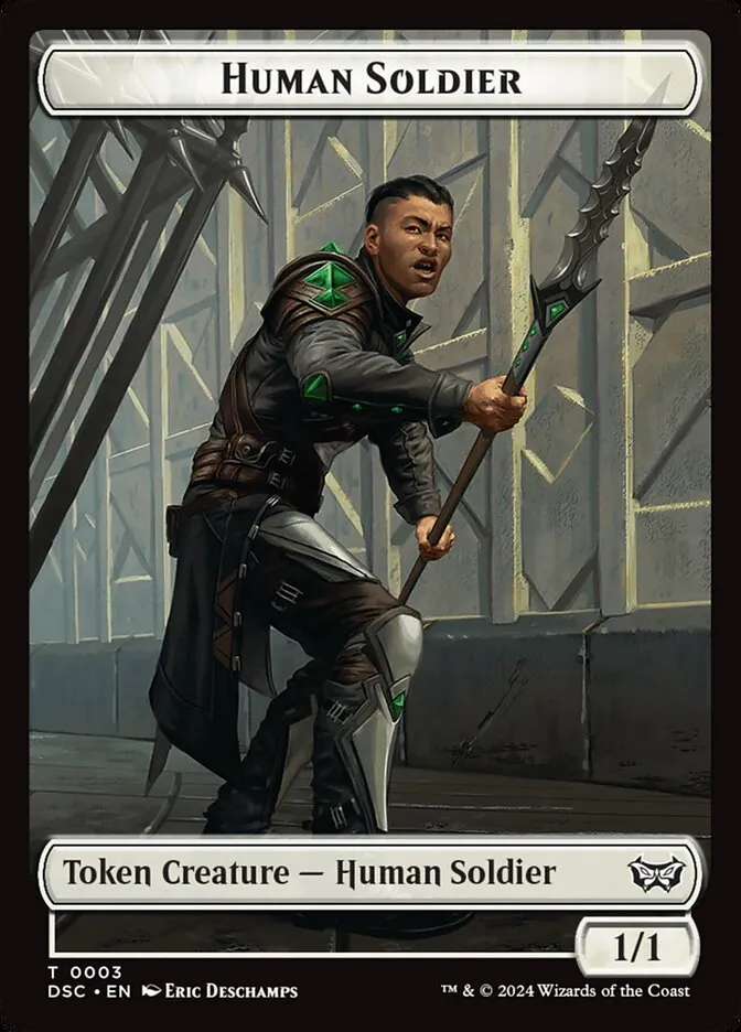 Human Soldier Front Face