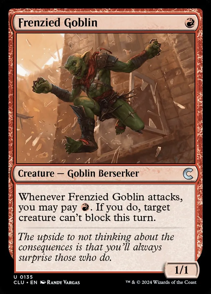 Frenzied Goblin Front Face