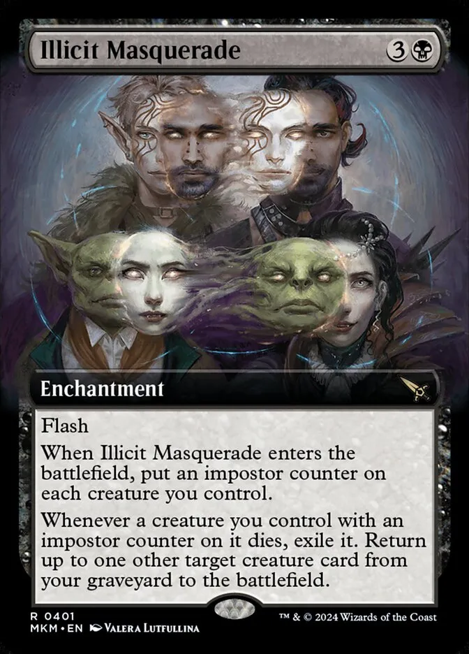 Illicit Masquerade Front Face