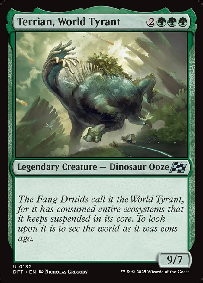 Terrian, World Tyrant Front Face