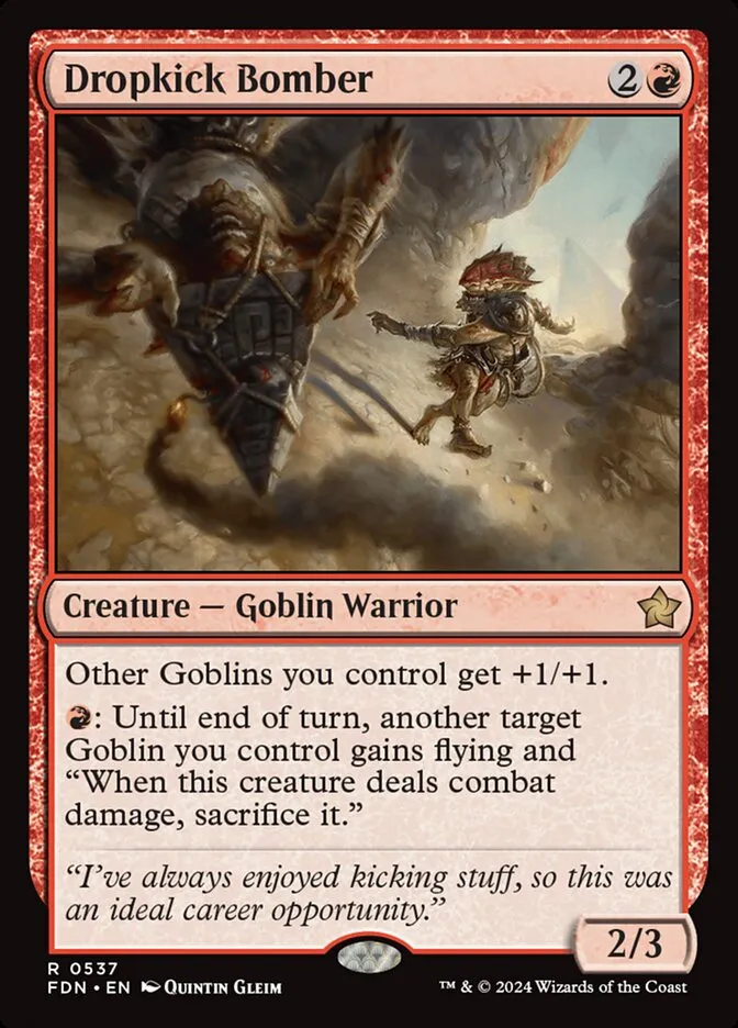 Dropkick Bomber Front Face