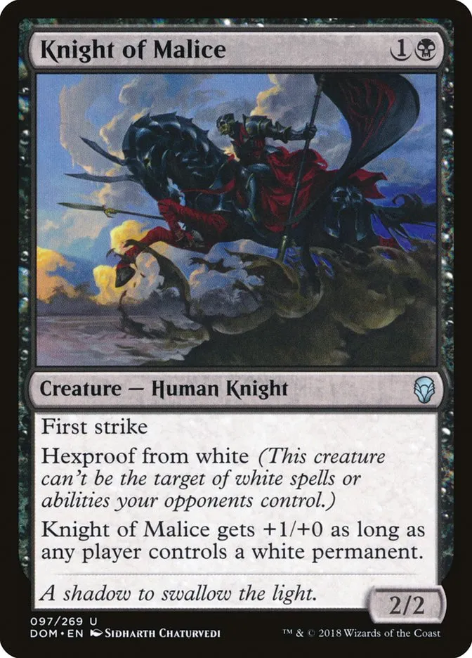 Knight of Malice Front Face