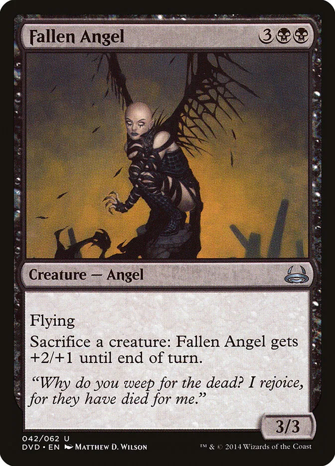 Fallen Angel Front Face