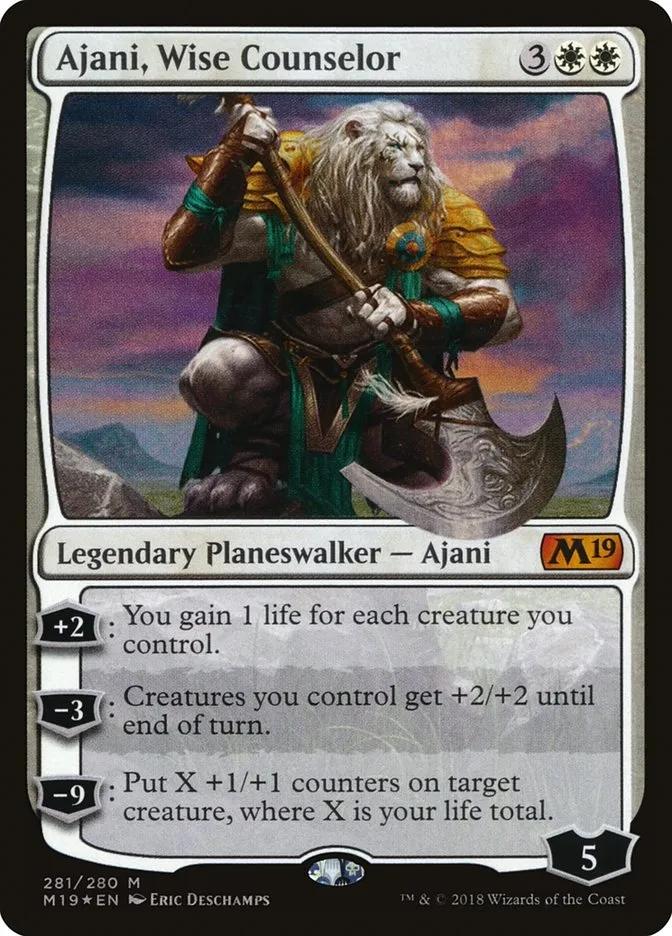 Ajani, Wise Counselor Front Face