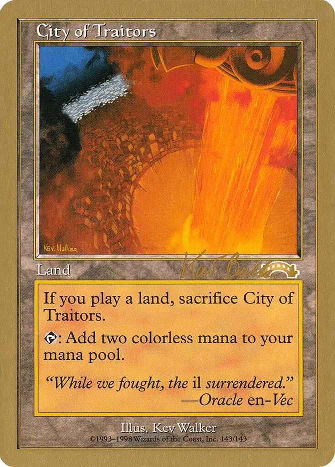 City of Traitors Front Face