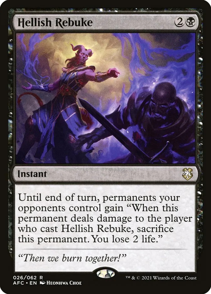 Hellish Rebuke Front Face