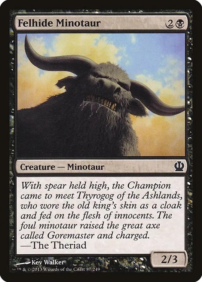 Felhide Minotaur Front Face