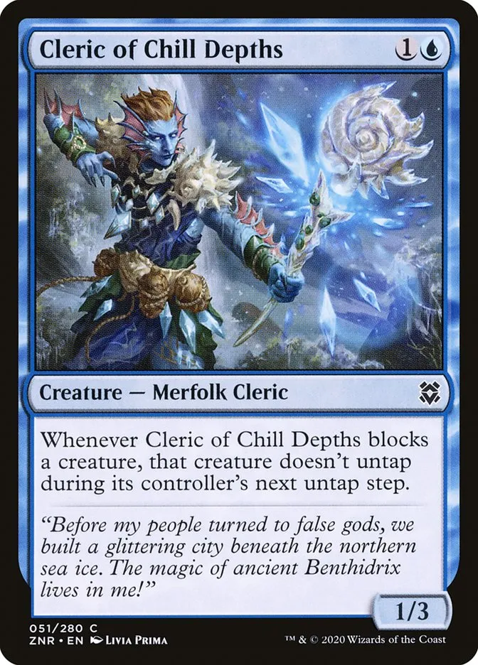 Cleric of Chill Depths Front Face