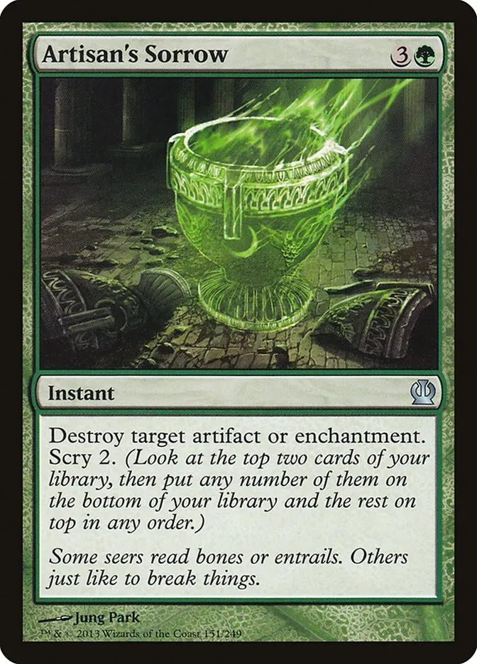 Artisan's Sorrow Front Face